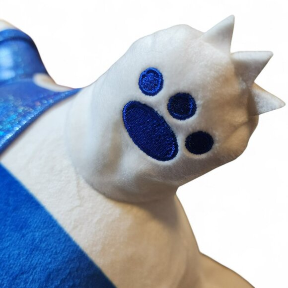 Aphmau MeeMeows Cat Plush Toy 11" | Blue Sparkle Galaxy Cat | Stuffed Animal - Picture 9 of 11